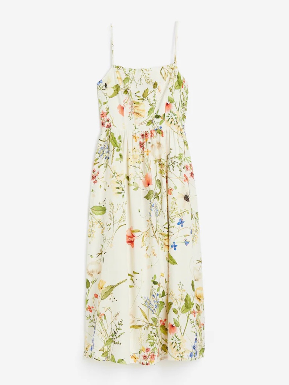floral line blend dress